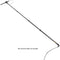 Auray BP-47A Aluminum Boompole with Internal Coiled Cable and Bottom Exit (7.5')