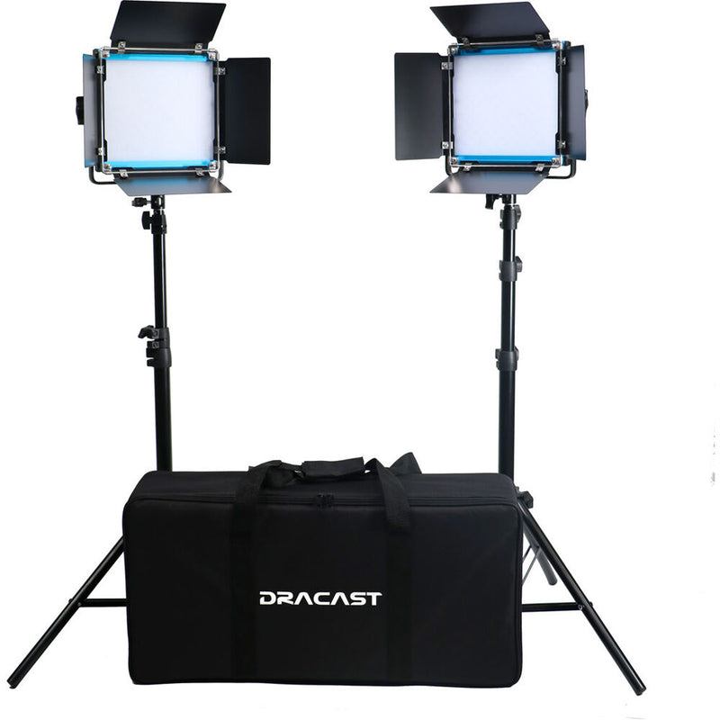 Dracast LED500 X-Series Daylight LED 2-Light Kit with Padded Carrying Case