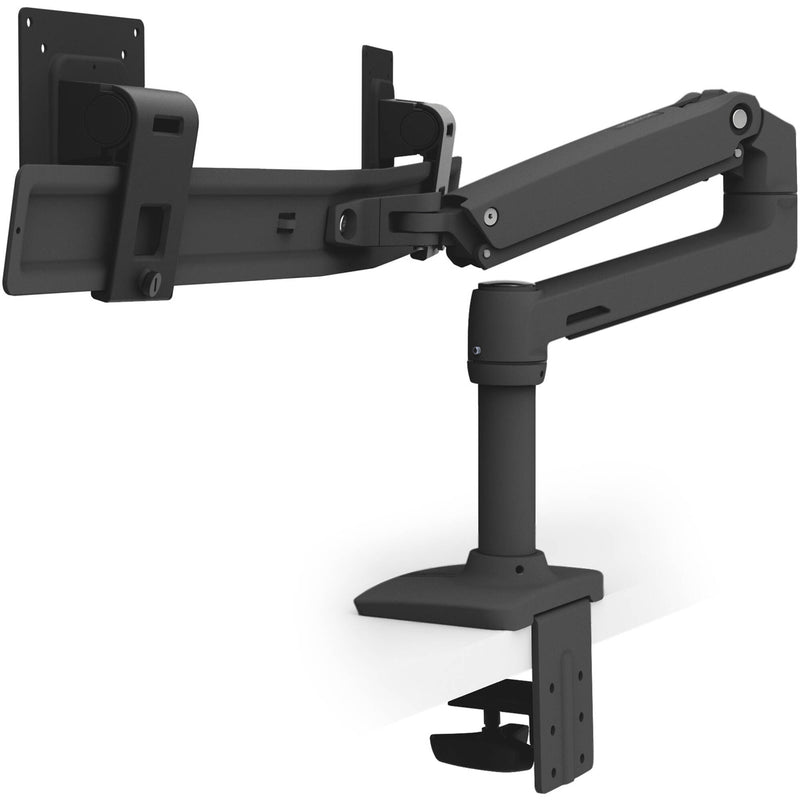 Ergotron LX Desk Dual Direct Arm for Two Displays up to 25" (Matte Black)