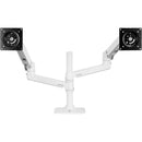 Ergotron LX Dual Stacking Arm for Displays up to 24" (White)