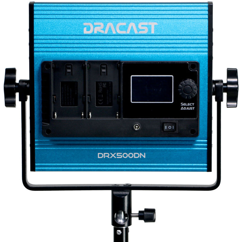 Dracast LED500 X-Series Daylight LED Light with Dual NP-F Battery Plate