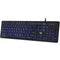 Adesso Large Print Antimicrobial Lighted Keyboard