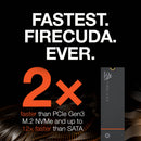 Seagate 1TB FireCuda 530 PCIe 4.0 x4 NVMe M.2 Internal SSD with Heatsink