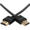 Kondor Blue Braided High-Speed HDMI Cable (Black, 16")