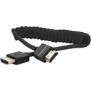 Kondor Blue Coiled HDMI Cable (Black, 12 to 24")