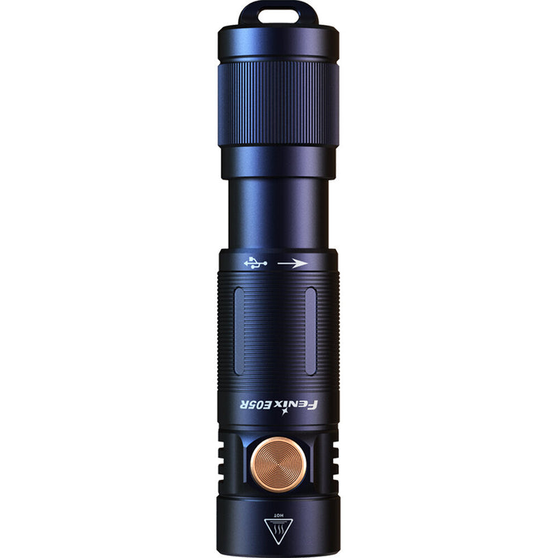 Fenix Flashlight E05R Rechargeable Keychain Flashlight (Black)