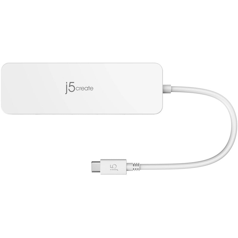 j5create USB Type-C Multi-Port Hub with Power Delivery (White)