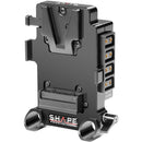 SHAPE Multi D-Tap V-Mount Battery Plate with 15mm LWS Rod Mount