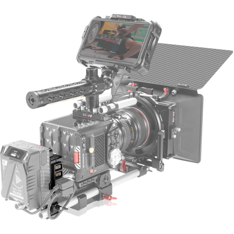 SHAPE Multi D-Tap V-Mount Battery Plate with 15mm LWS Rod Mount