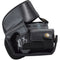 MegaGear Black Ever Ready Genuine Leather Camera Case