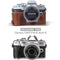 MegaGear Ever Ready Half Leather Case and Strap for Olympus OM-D E-M10 Mark IV (Brown)