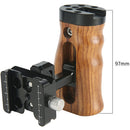 Niceyrig DSLR Wooden Side Handle with Arca-Type Quick Release Clamp
