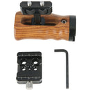 Niceyrig DSLR Wooden Side Handle with Arca-Type Quick Release Clamp