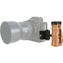 Niceyrig DSLR Wooden Side Handle with Arca-Type Quick Release Clamp
