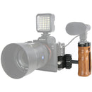 Niceyrig DSLR Wooden Side Handle with Arca-Type Quick Release Clamp