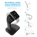 Macally Desktop Charging Stand for Apple Watch (Black)