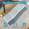 Macally Ergonomic Keyboard with Palm Rest for Mac (White)