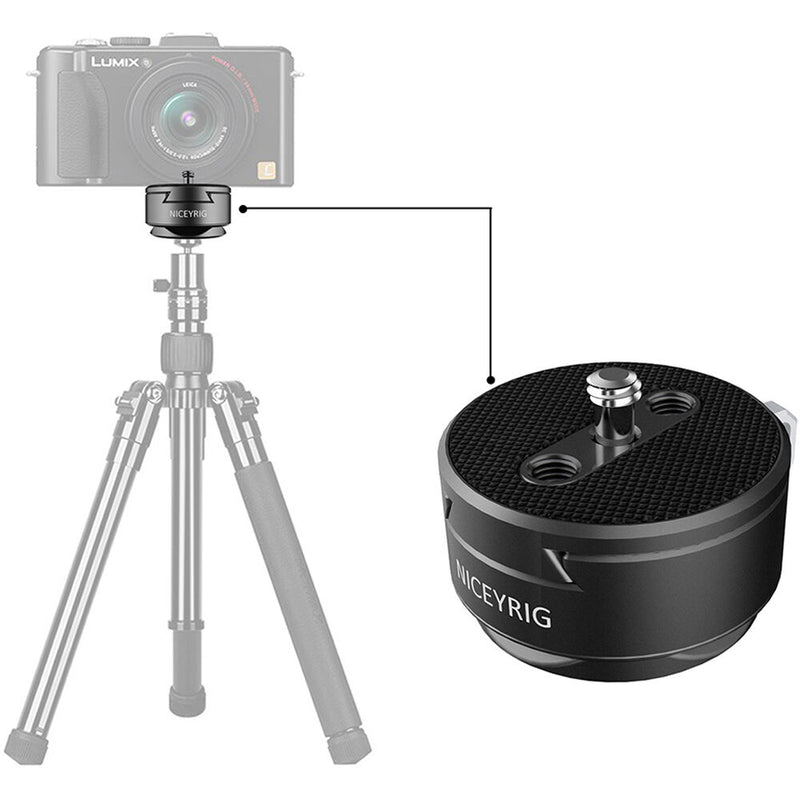 Niceyrig S-Lock Quick Release Mounting Device with Arca-Type Bottom Plate