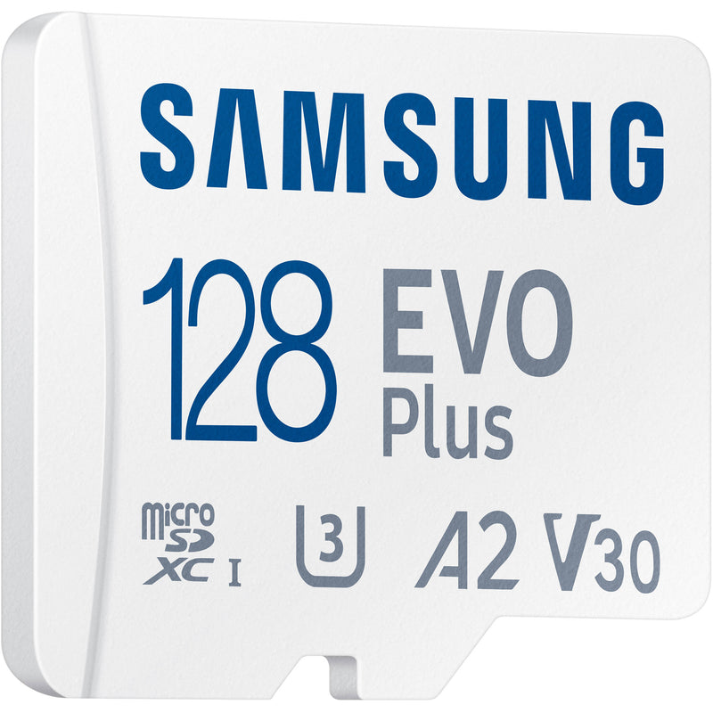 Samsung 128GB EVO Plus UHS-I microSDXC Memory Card with SD Adapter