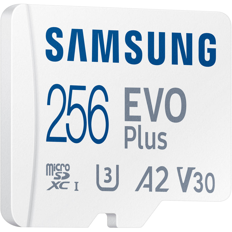 Samsung 256GB EVO Plus UHS-I microSDXC Memory Card with SD Adapter
