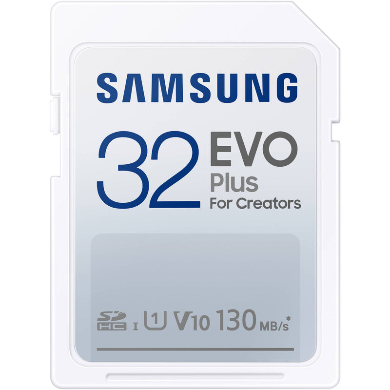 Samsung 32GB EVO Plus UHS-I SDHC Memory Card