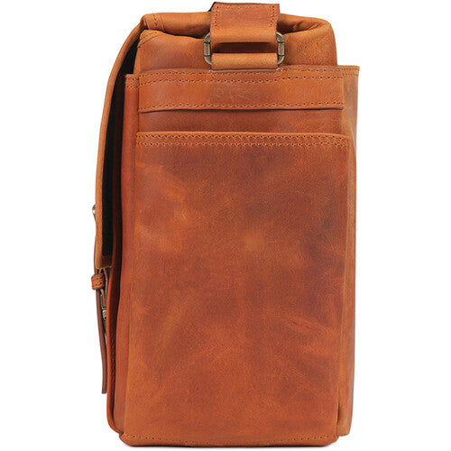 MegaGear Torres Pro Leather Vintage Messenger Bag (Camel)