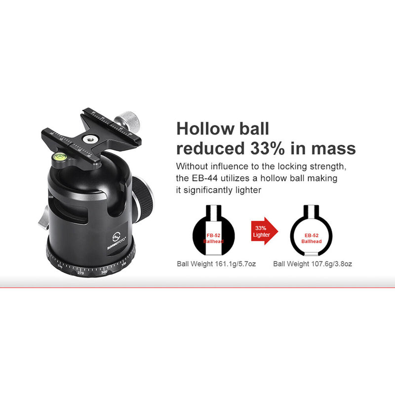 Sunwayfoto EB-52 EPIC Series Traveler Ball Head