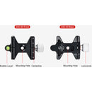 Sunwayfoto SSC-60 Universal Arca Standard QR Clamp (60mm)