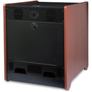 StarTech 12U Office IT Server Cabinet 21" Deep - Wood Finish