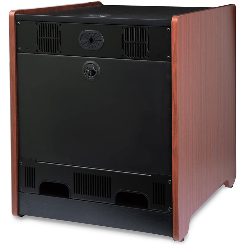 StarTech 12U Office IT Server Cabinet 21" Deep - Wood Finish