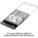 Sabrent 2.5" SATA Tool-Free Clear Enclosure