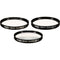 Nisha 58mm Close-Up Lens Set (+1 / +2 / +4)