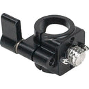 Bright Tangerine 15mm Single-Rod Clamp with 3/8"-16 ARRI-Style Anti-Twist Mount