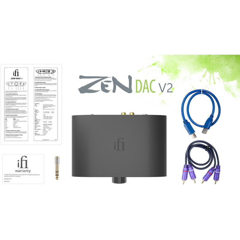 iFi audio Zen DAC V2 USB DAC and Headphone Amp