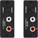 AVPro Edge AC-AEX-KIT Uncompressed Audio over CAT5e Extender Kit (330')