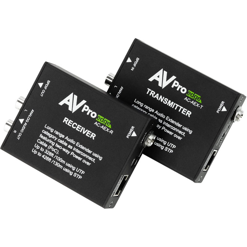 AVPro Edge AC-AEX-KIT Uncompressed Audio over CAT5e Extender Kit (330')