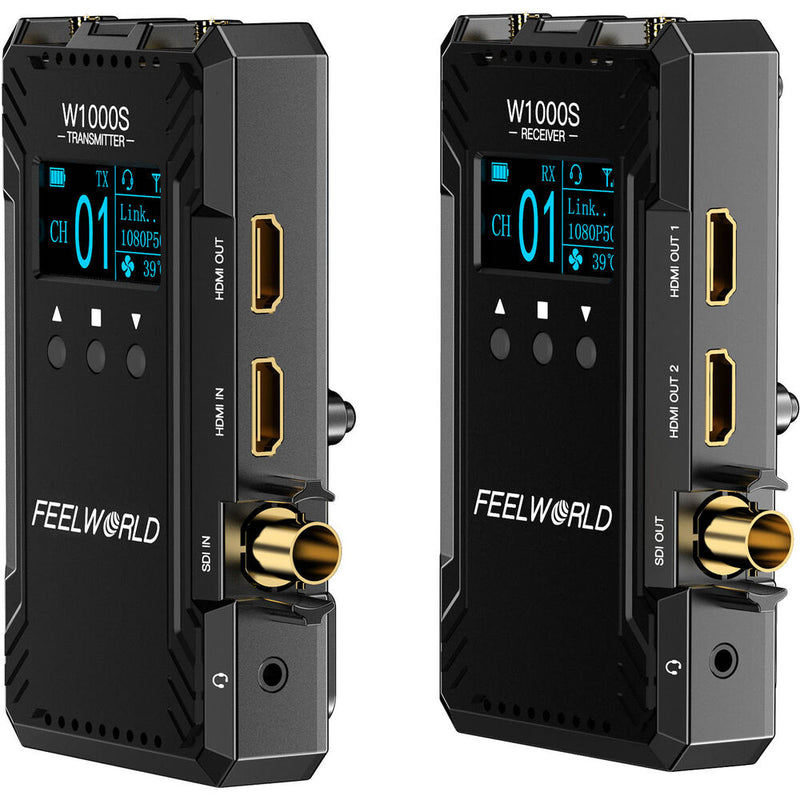 FeelWorld W1000S 1000' SDI + Dual HDMI Wireless Video Transmission System