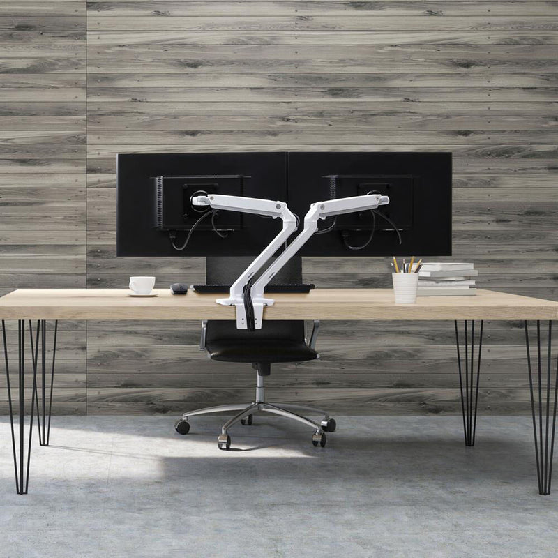 Ergotron MXV Desk Mount Dual-Monitor Arm (White)