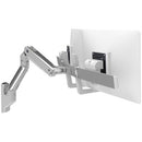 Ergotron HX Wall Dual Monitor Arm for Displays up to 32" (Polished Aluminum)