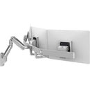 Ergotron HX Triple Monitor Bow Kit (Polished Aluminum)
