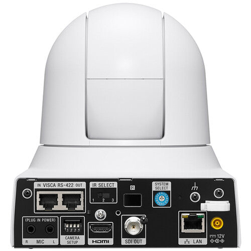 Sony SRG-X400N 1080p HDMI/IP/3G-SDI PTZ Camera (White, NDI|HX License Included)