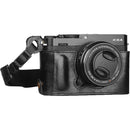 MegaGear Ever Ready Genuine Leather Camera Half Case for FUJIFILM X-E4 (Black)