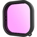TELESIN 3-Piece Diving Filter Set for Telesin GoPro HERO 9/10 Waterproof Housing (Red, Pink & Purple)