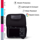 MegaGear Ultralight Neoprene Camera Case for Sony a7C with Short Lens (Black)