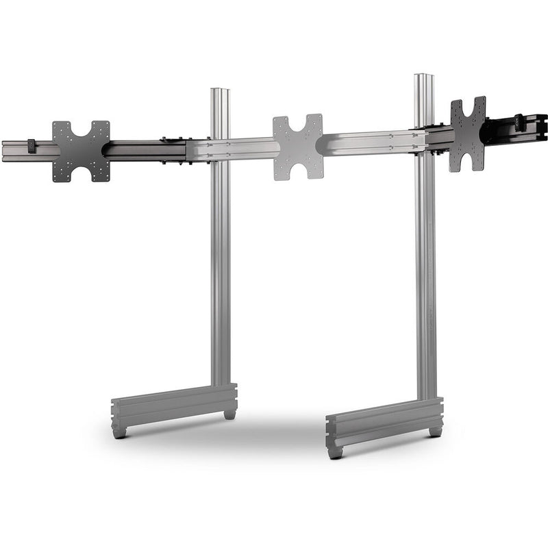Next Level Racing Elite Freestanding Triple Monitor Add-On for Single Monitor Stand (Carbon Gray)