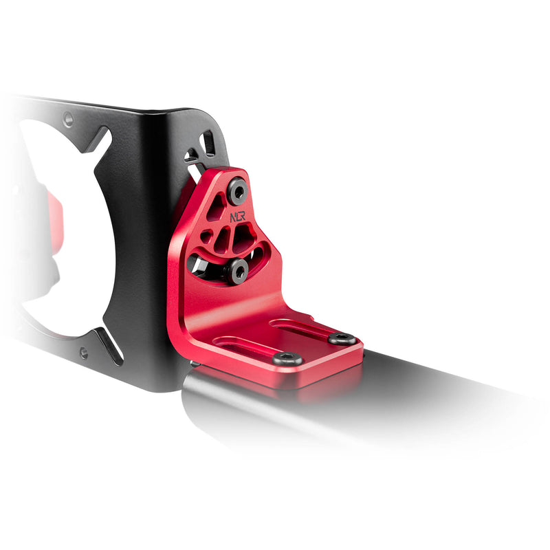 Next Level Racing Elite DD Side and Front Mount Adapter (Carbon Gray & Red)