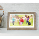 Aluratek 13.3" Wi-Fi Digital Photo Frame with Touchscreen & 16GB Memory (Distressed Wood)