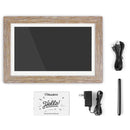 Aluratek 13.3" Wi-Fi Digital Photo Frame with Touchscreen & 16GB Memory (Distressed Wood)