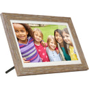 Aluratek 13.3" Wi-Fi Digital Photo Frame with Touchscreen & 16GB Memory (Distressed Wood)