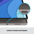 Logitech Combo Touch Backlit Keyboard Case for Apple 11" iPad Pro 1st, 2nd, and 3rd Gen (Sand)